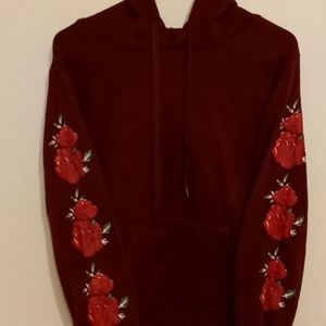 Rue 21 Hooded sweatshirt floral